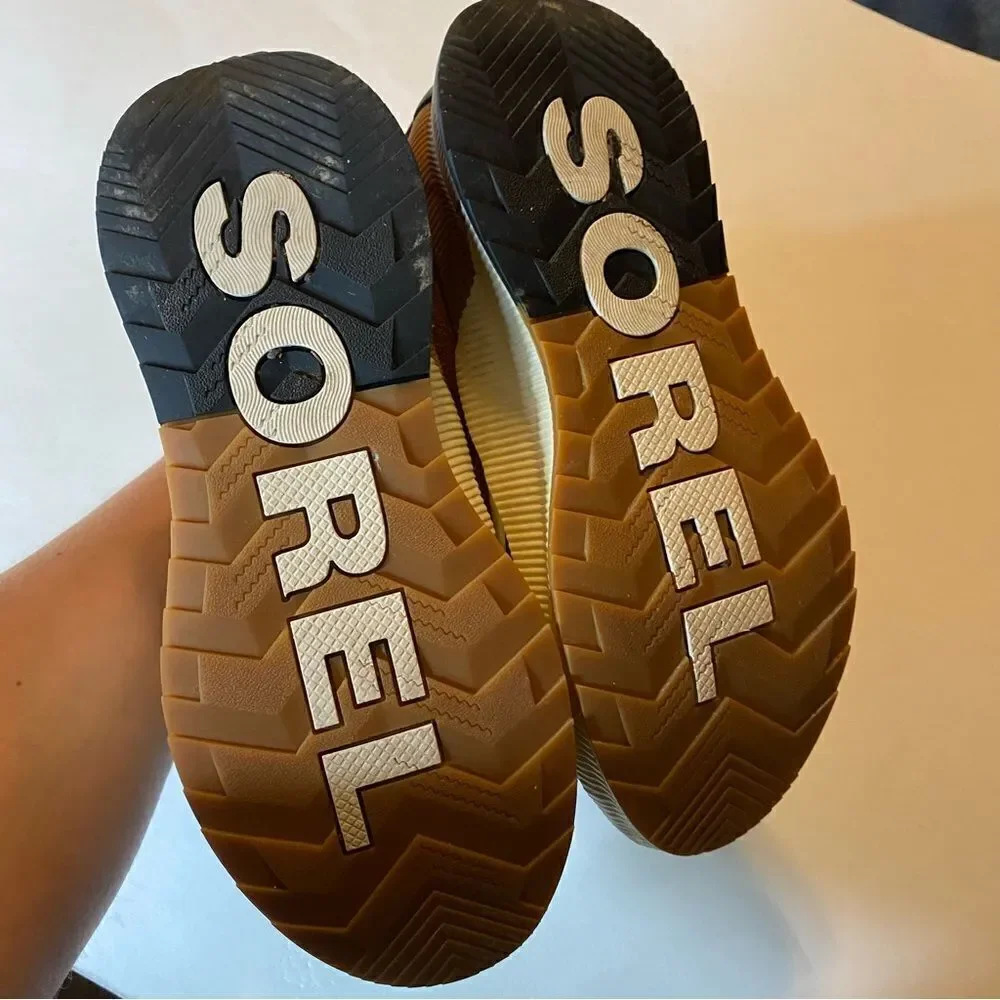 SOREL OUT N ABOUT CLASSIC short lace up boots waterproof tan caramel -5